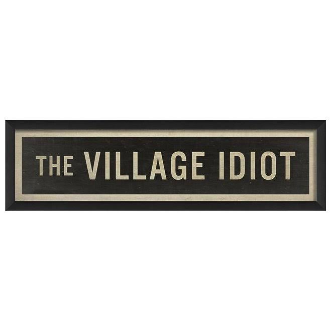 Artwork Factory 17214 Eb The Village Idiot Framed Print