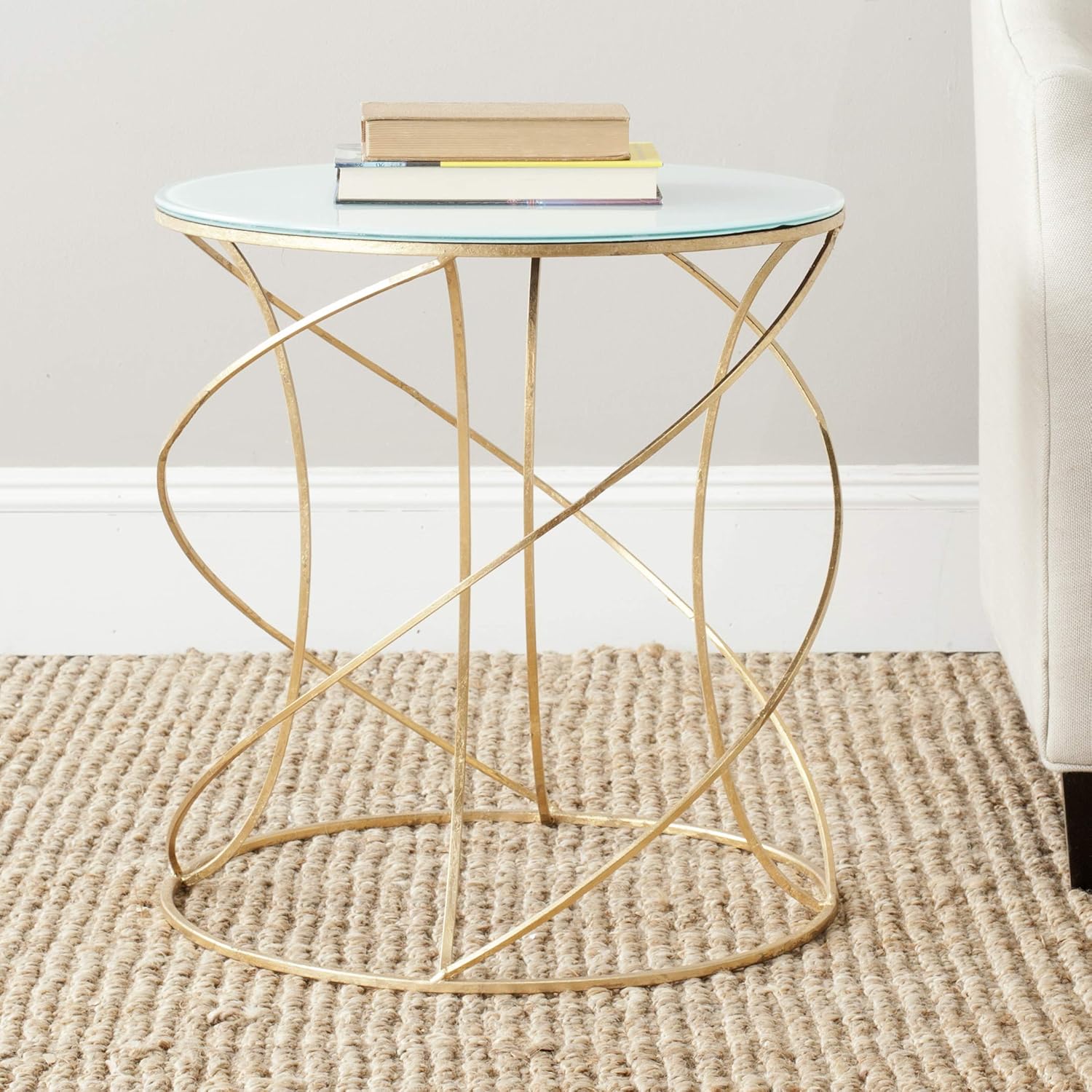 Safavieh Home Collection Cagney Gold Accent Table