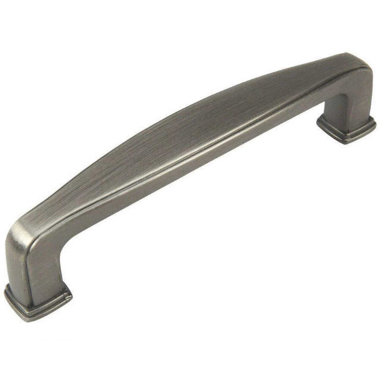 Cosmas 4390AS Antique Silver Modern Cabinet Hardware Handle Pull - 3-1/2x22 inch (89mm) Hole Centers - 25 Pack