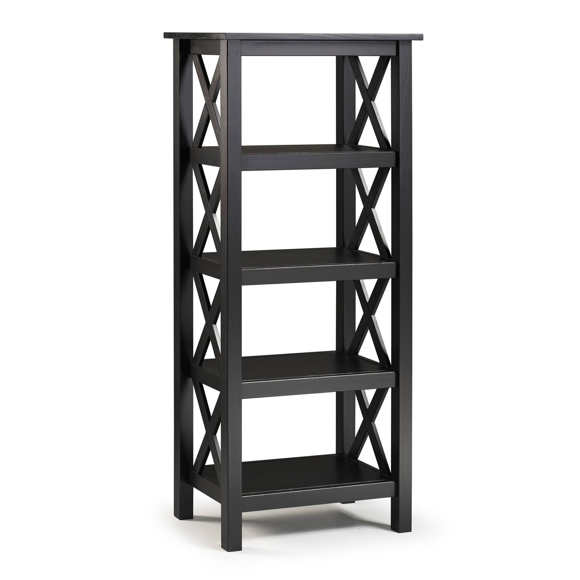 Linon Davis Bookcase, Black