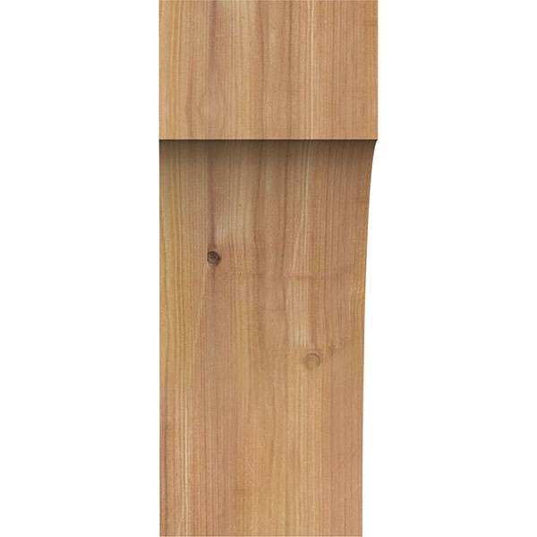 5 1/2x22W x 6x22D x 14x22H Westlake Smooth Brace, Western Red Cedar