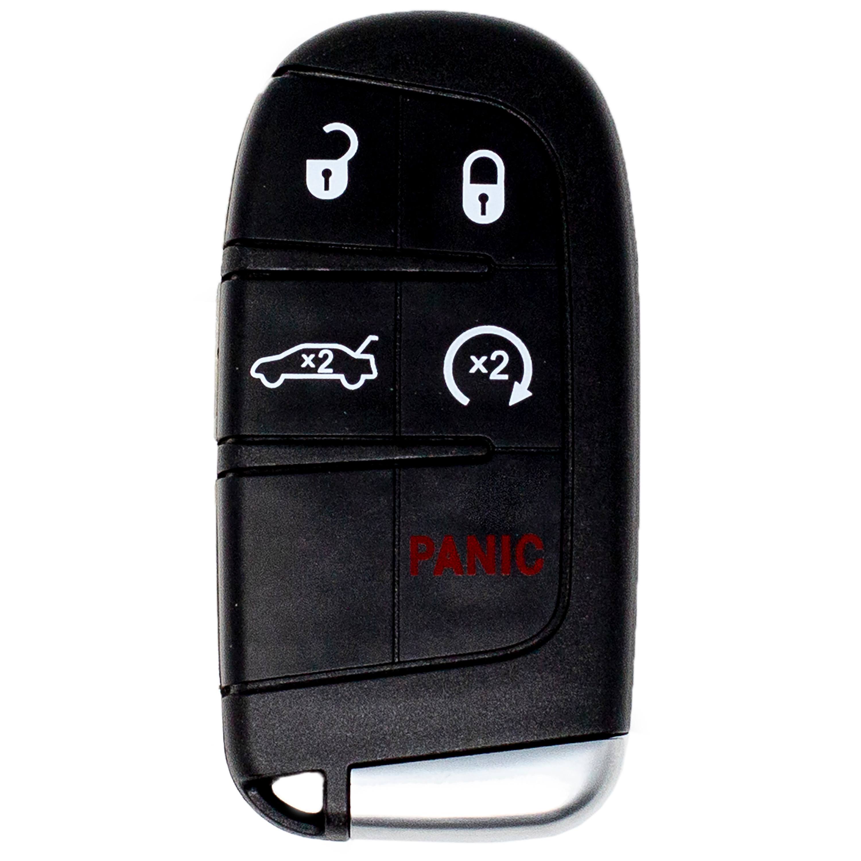 Car Keys Express Chrysler/Dodge/Jeep Smart Key- 5 Button with Trunk and Remote Start in Black | CDSK-E5TRZ0SK