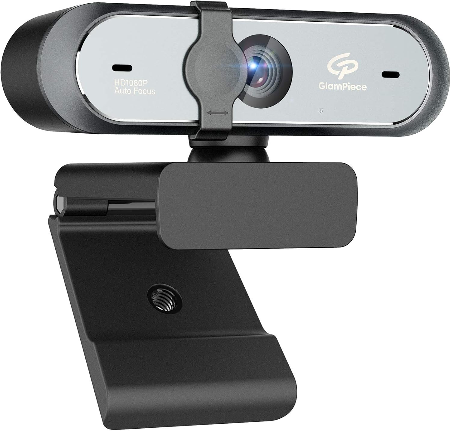 JamBer HD Webcam Autofocus, Webcam 1080p with Stereo Microphone, Live Streaming Camera Desktop or Laptop USB Webcam for Widescreen Video Calling and Recording Pack of 2