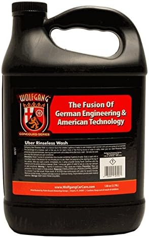 WOLFGANG CONCOURS SERIES Uber Rinse Less Wash (128oz) Pack of 2