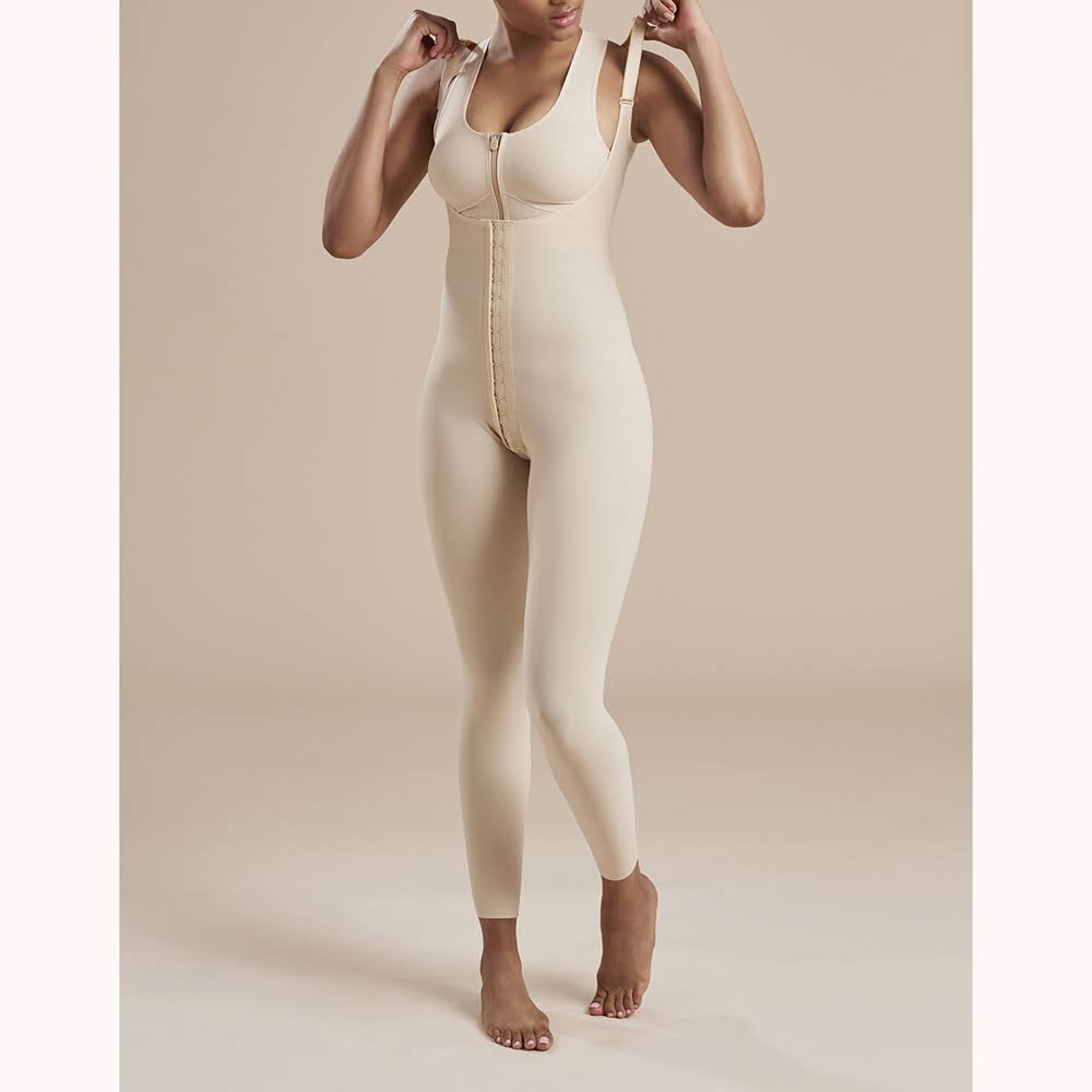 Marena Recovery SFBHL Ankle-Length Girdle with High-Back Black / Large