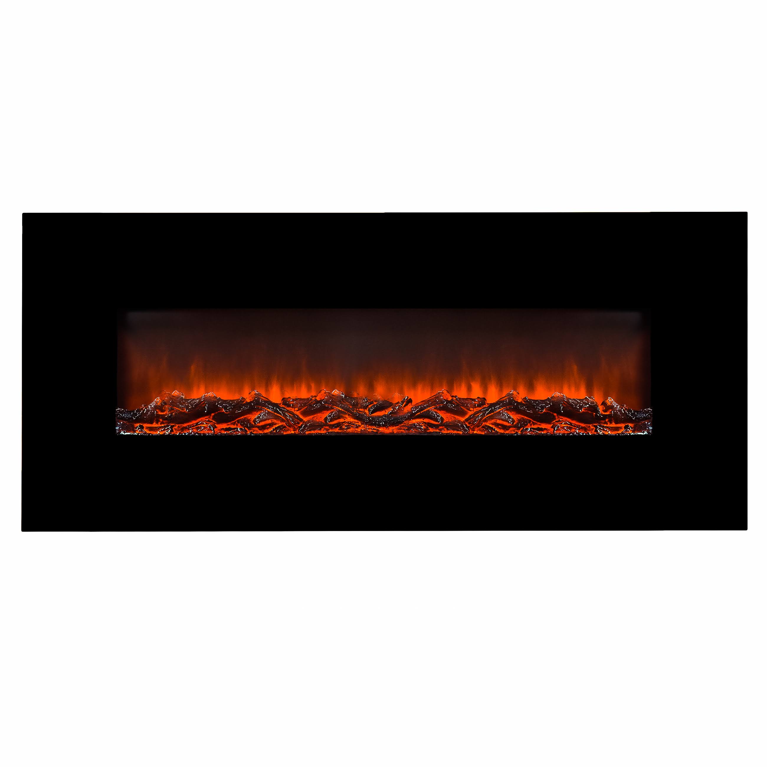 Best Choice Products Electric Wall Mounted Fireplace Heater, Black