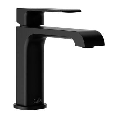 Kalia BF1779-160 Sobrio Single Hole Bathroom Faucet with Drain Assembly Finish: Matte Black