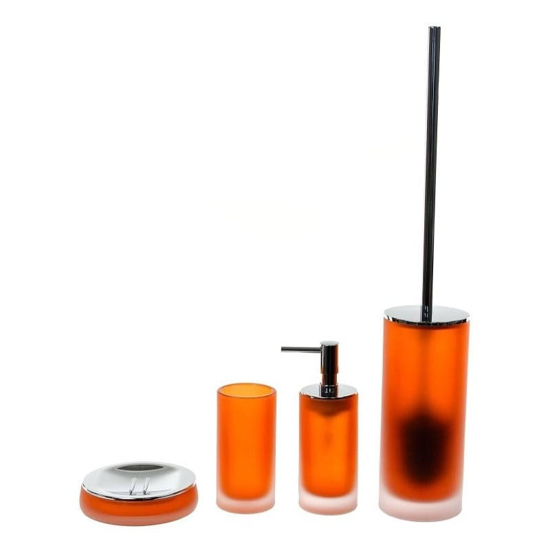 Gedy TI181-67 Tiglio Orange Bathroom Accessory Set