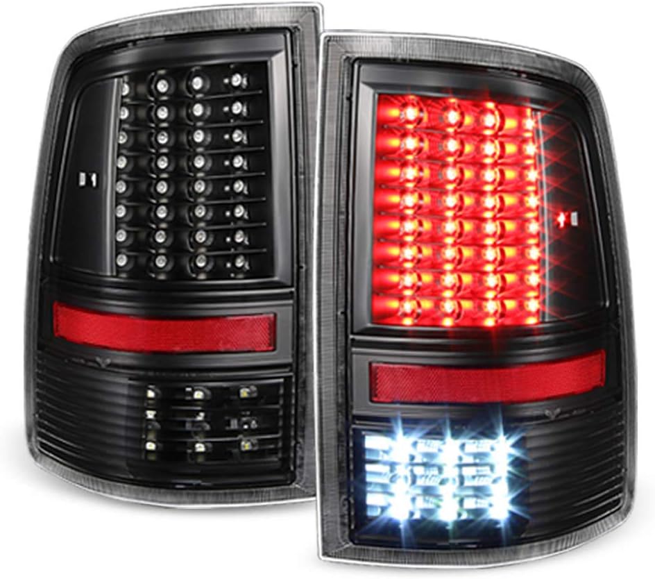 ACANII - For 2009-2018 Dodge Ram 1500 10-18 2500 3500 Full LED Tail Lights Lamps Left+Right