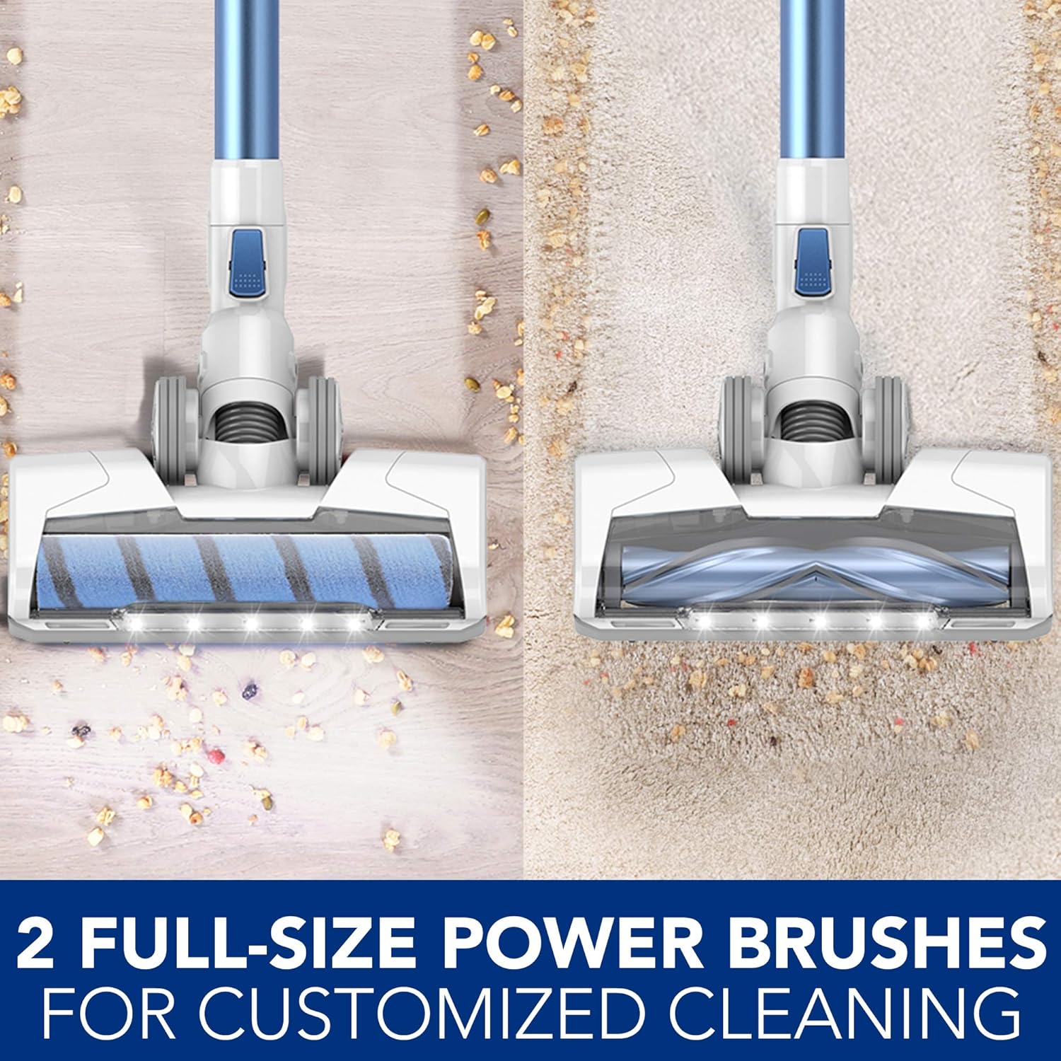 Tineco A10 Tango Cordless Stick/Handheld Vacuum Cleaner for All Floor Types, Lightweight, with Extra Soft Roller Brush for Hard Floors