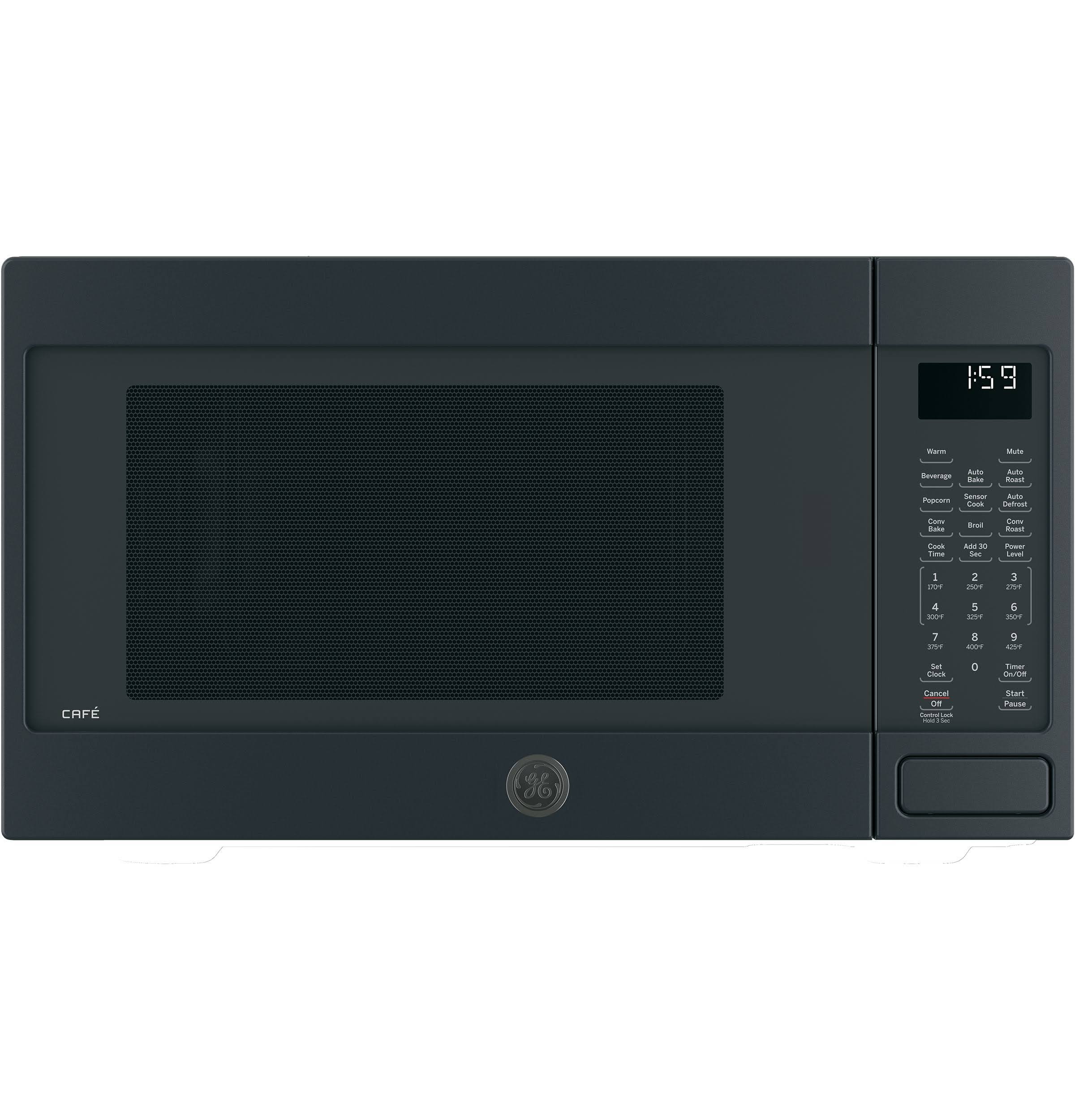GE CEB1599ELDS Cafe 1.5 Cu. ft. Black Slate Countertop Microwave - Convection