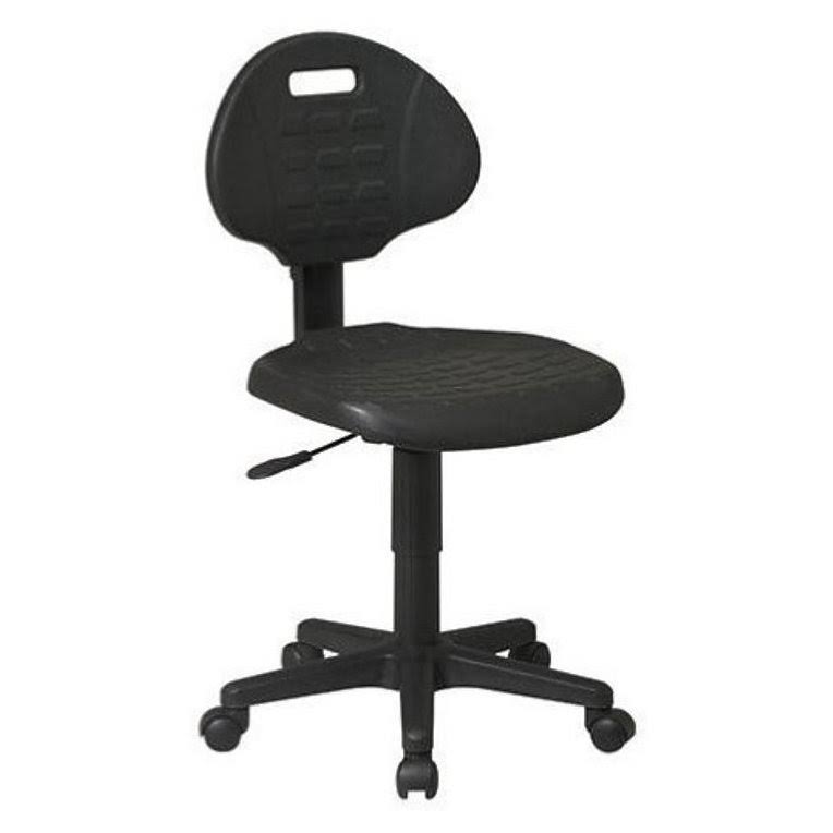 Scranton u0026 Co Urethane Task Office Chair in Black
