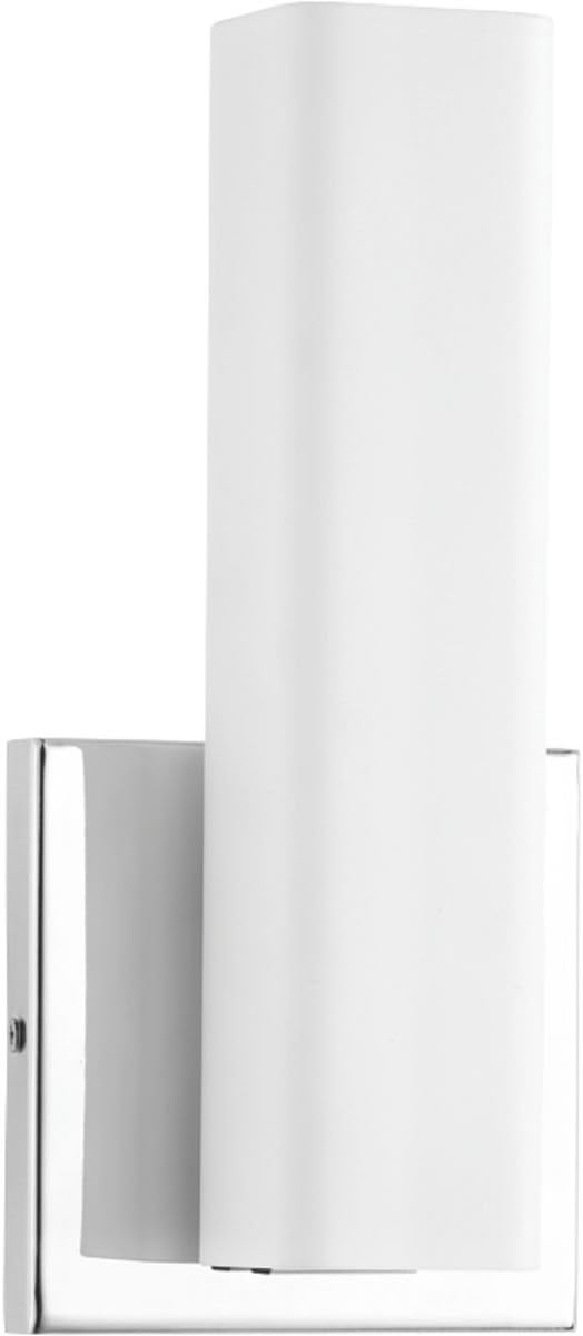 Progress Lighting P710049-015-30 One-Light LED Wall Bracket, Polished Chrome