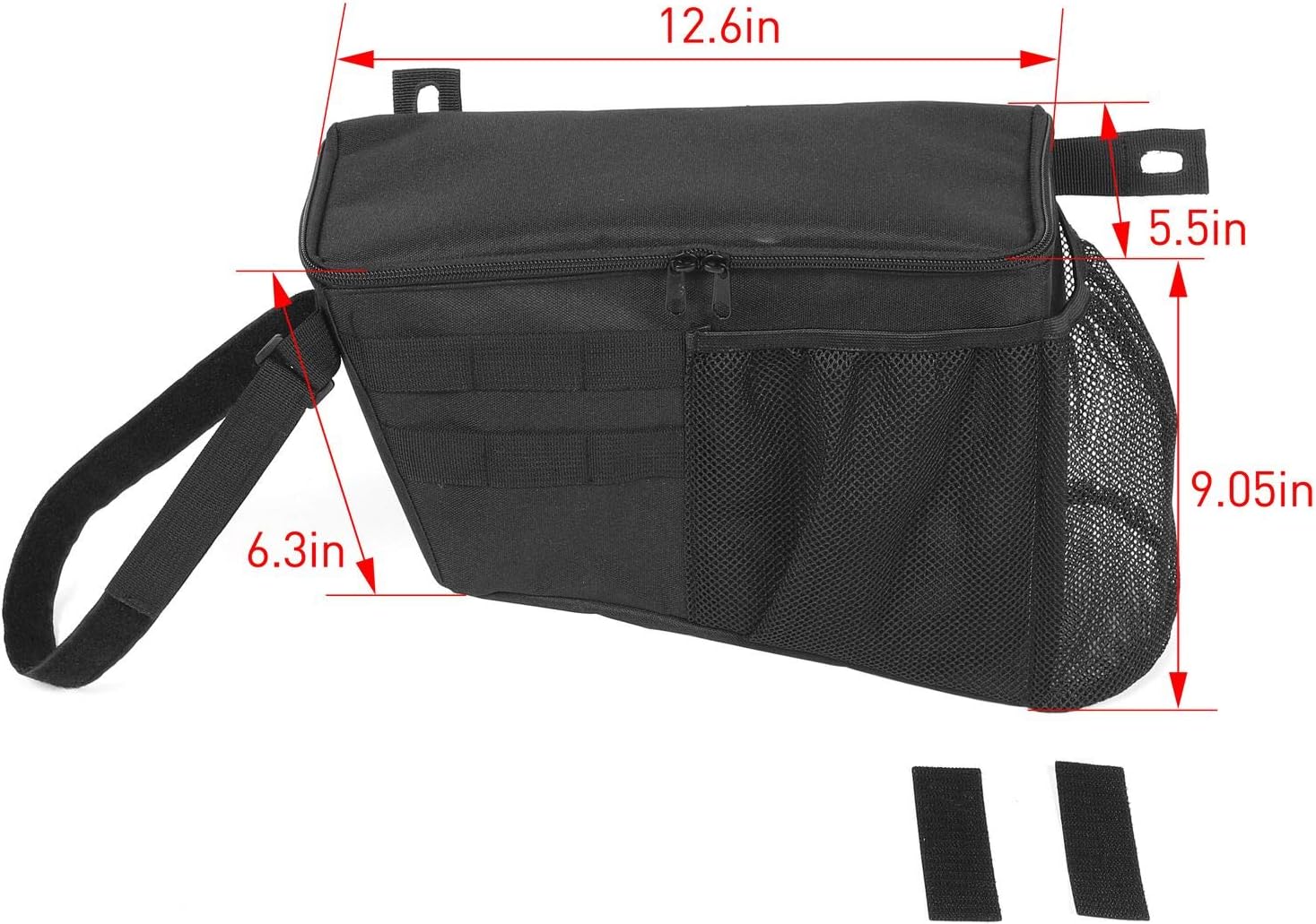 RT-TCZ Trunk Organizer, Driver Side Storage Bag Accessories for 2018-2020 Jeep Wrangler JL 4-Door