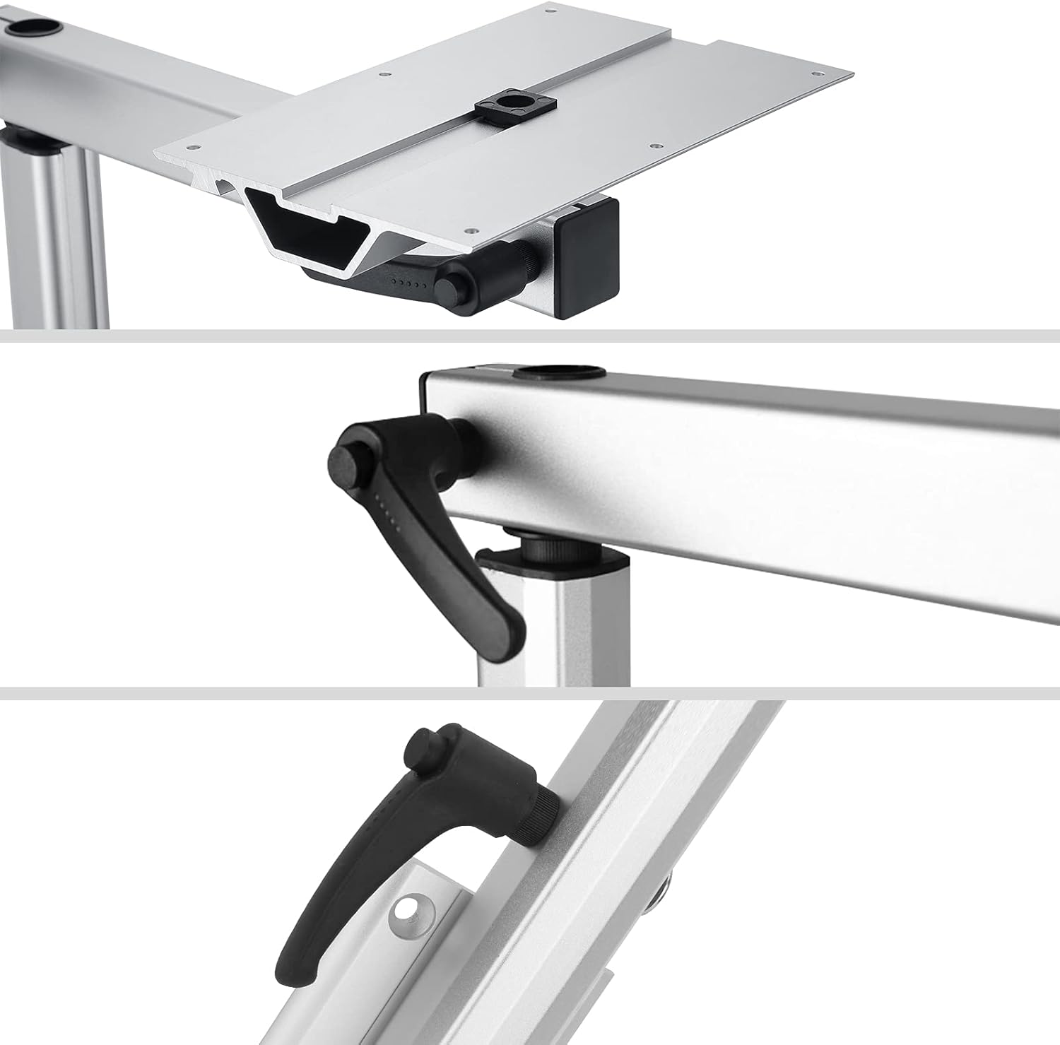 Removable Table Leg, Vogvigo Adjustable RV Accessories, Rotatable Laptop Table Leg,360 Degree Rotation Desk Used in Yachts RV Motorhome