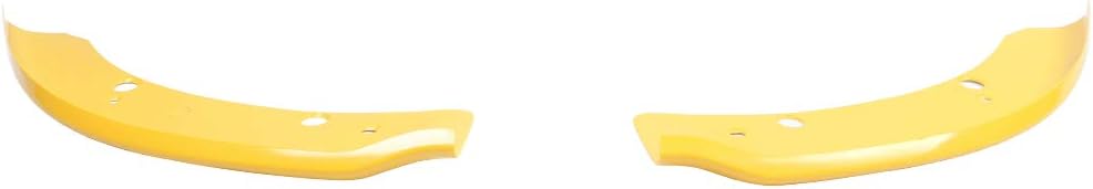 IKON MOTORSPORTS, Front Lip Protector Compatible With 2015-2022 Dodge Charger Scat Pack SRT, Matte Black Lower Lip Guard Pair Pack of 2