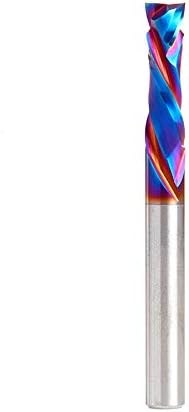 Amana Tool 46170-K CNC SC Spektra Extreme Tool Life Coated Compression Spiral 1/4 D x 7/8 CH x 1/4 SHK x 2-1/2 Inch Long 2 Flute Router Bit Pack of 2