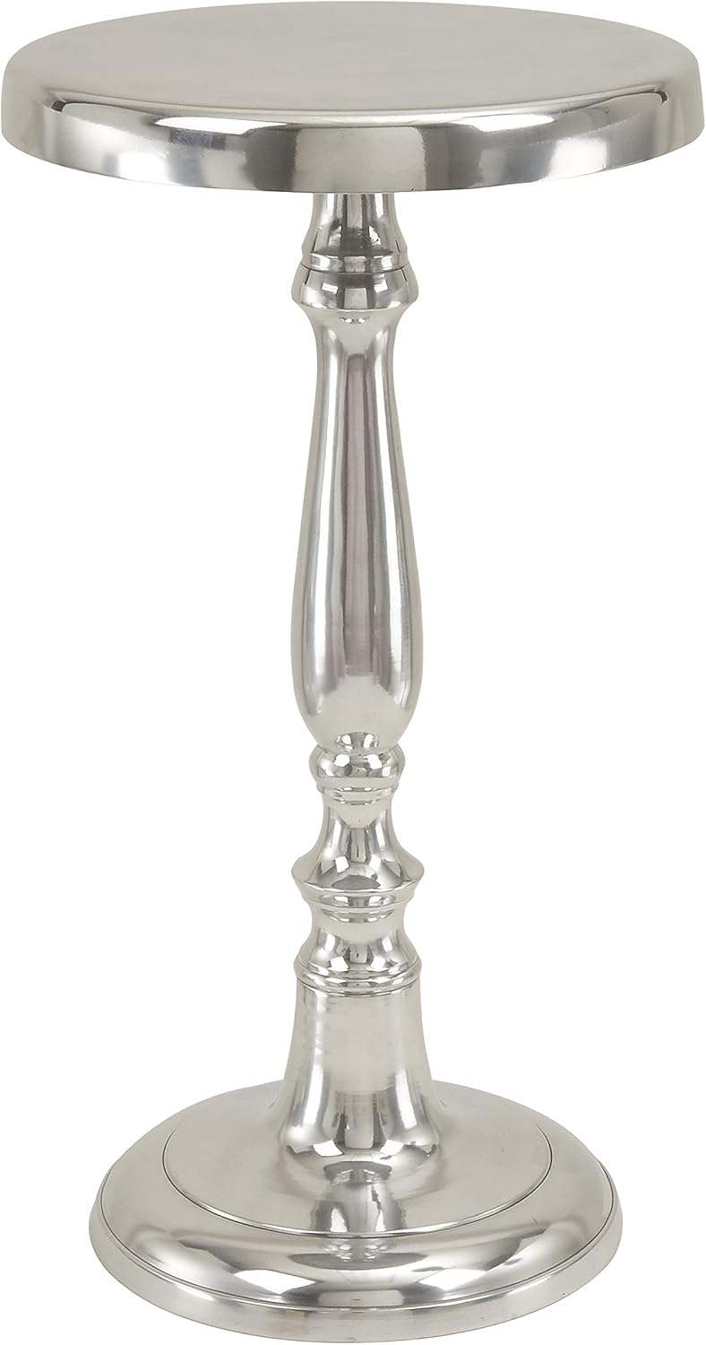 Deco 79 30591 Aluminum Accent Table, 22