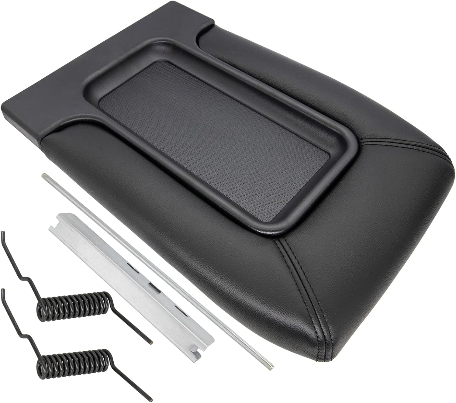 Center Console Lid Repair Kit for 99-07 Silverado 19127364 Avalanche Suburban GMC Sierra Yukon Escalade Tahoe 19127365 19127365 19127366 Lid Arm Rest - Center Console Lid Black