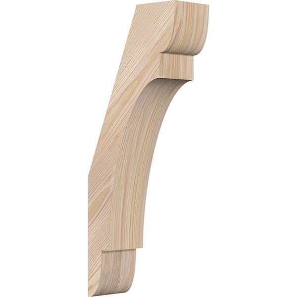 Ekena Millwork 3 1/2x22W x 8x22D x 20x22H Olympic Smooth Brace, Douglas Fir