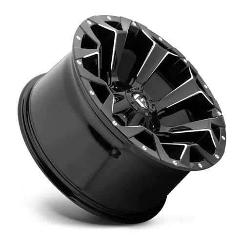 Fuel Assault Series D576 Gloss Black Milled Wheel D57618902650