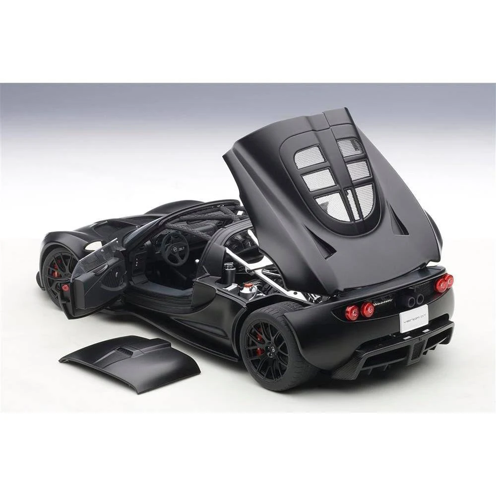 Hennessey Venom GT Matt Carbon Black 1/18 Diecast Model Car by AUTOart