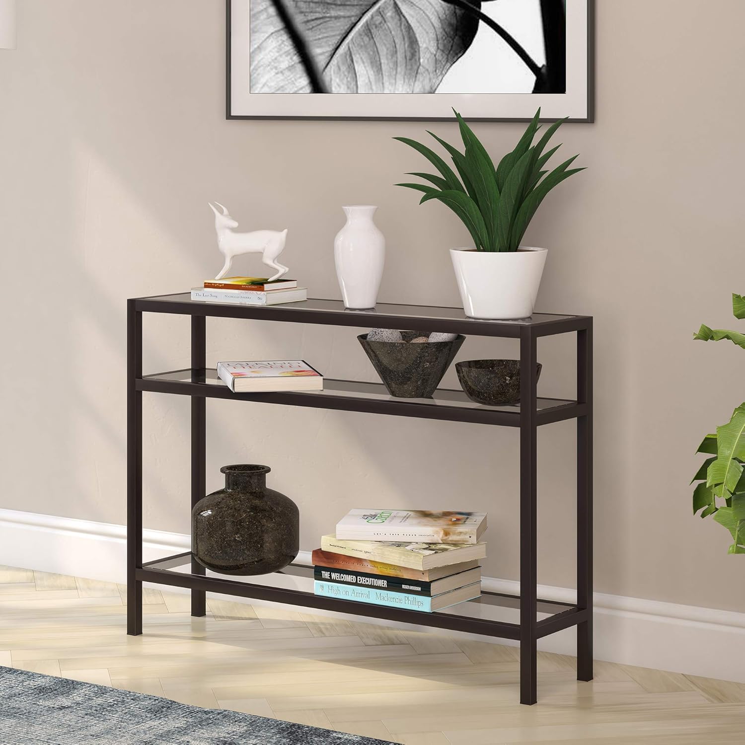 Accent Table in Blackened Bronze Finish Model AT0106
