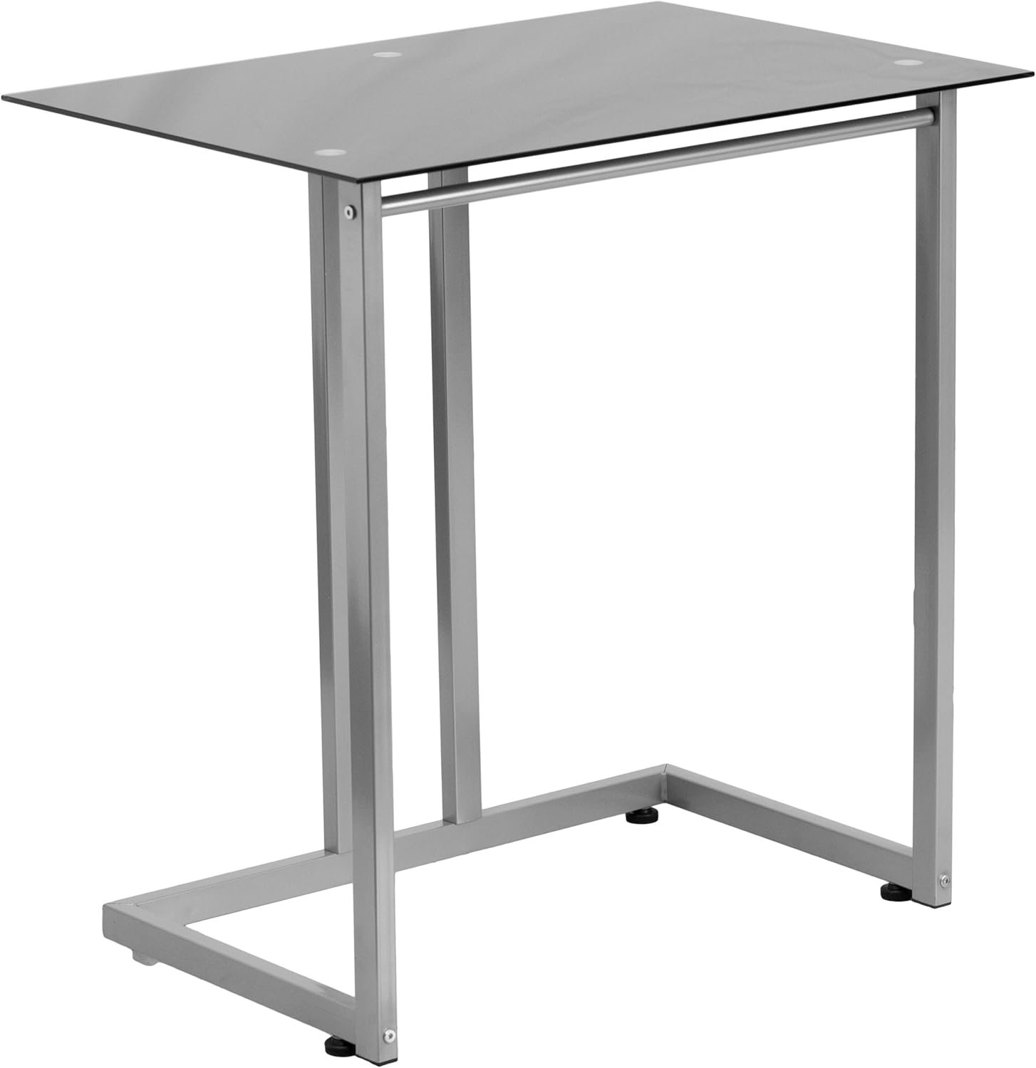 Flash Furniture Black Tempered Glass Computer Desk Pack of 2