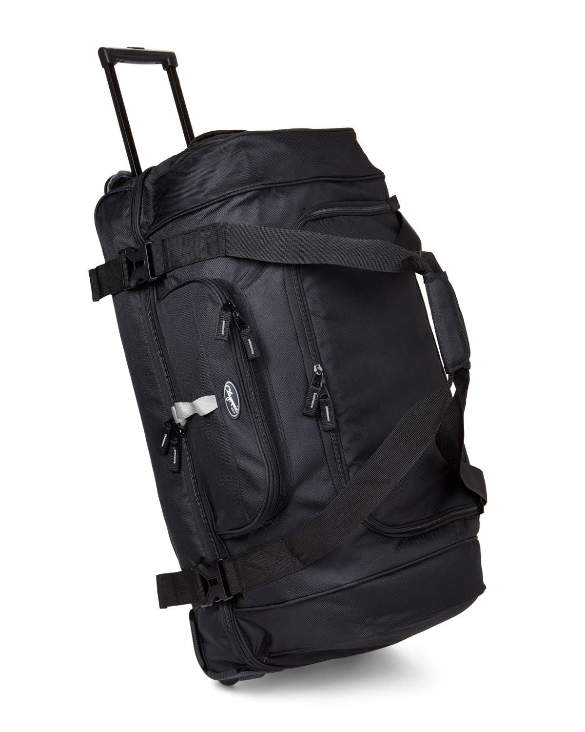 Olympia 30x22 Drop Bottom Rolling Duffel (Black)