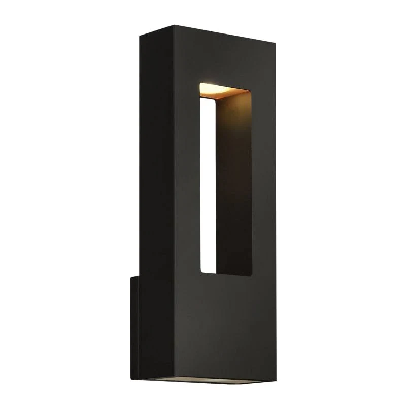 Hinkley Lighting 1648SK-LED Atlantis Outdoor Wall Light, Satin Black