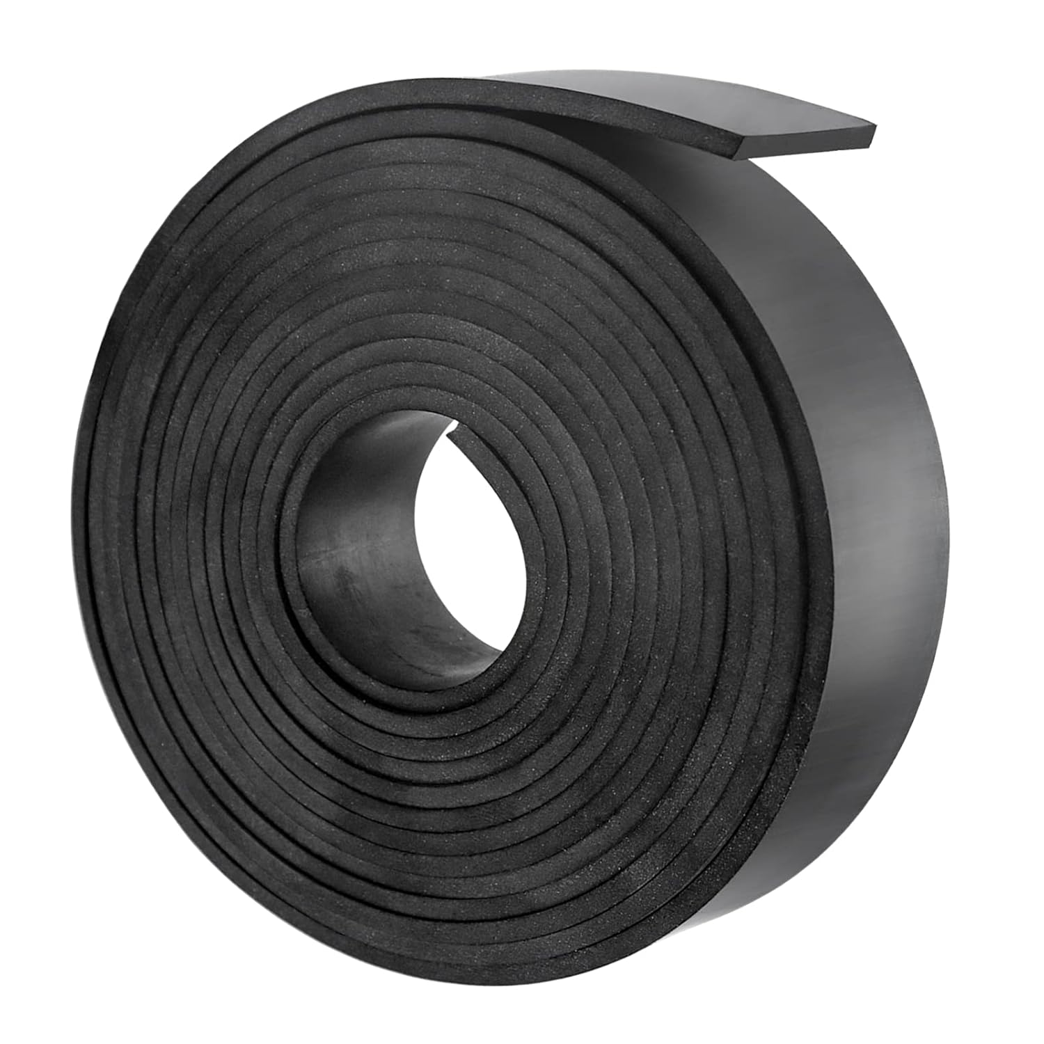 Neoprene Rubber Strips Sheets Rolls, Solid Rubber Pad for Crafts, DIY Gaskets, Supports, Anti-Vibration, Anti-Slip, Sealing, Leveling, Flooring, Surface Protection (1