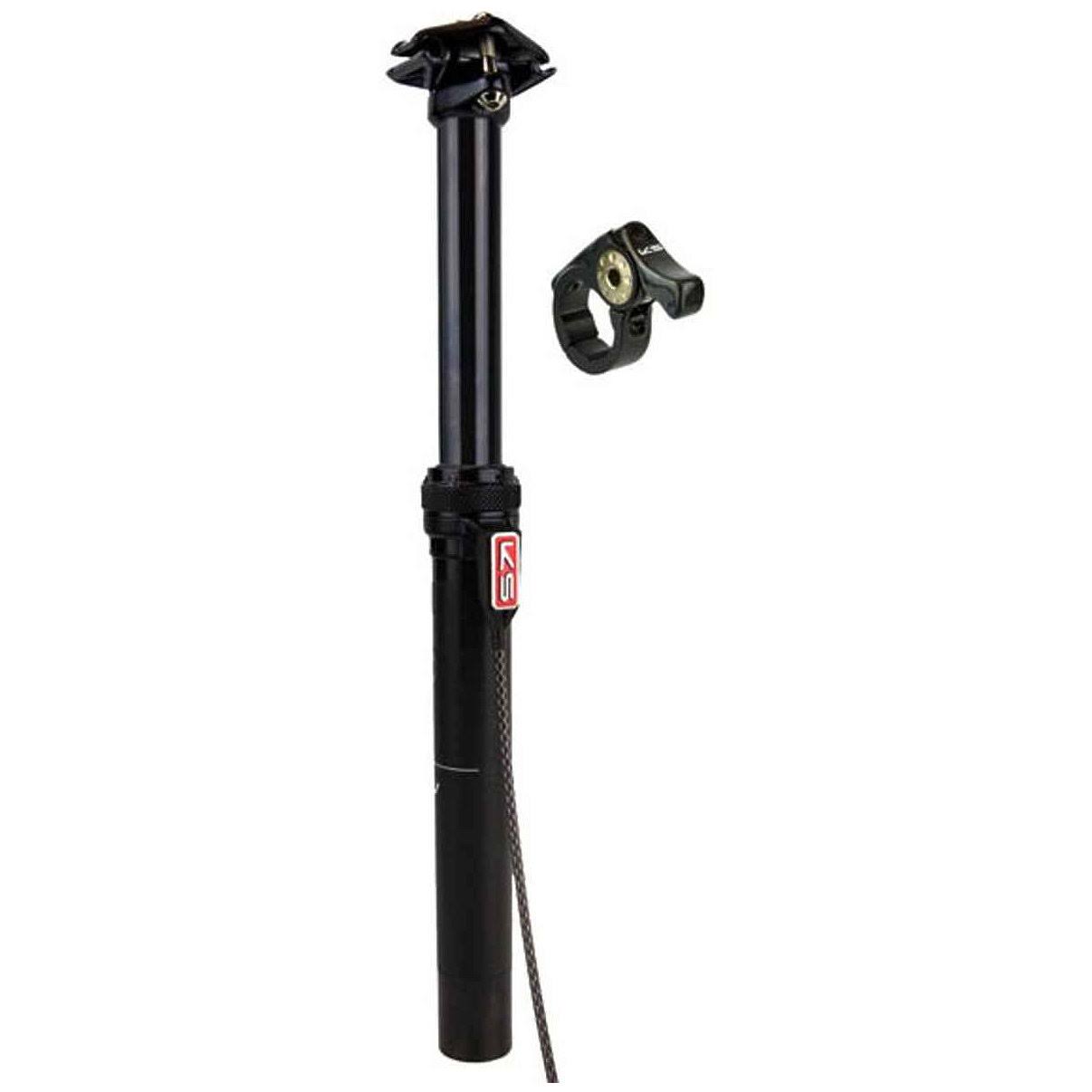 KS Lev Dropper Seatpost - 31.6mm, 125mm, Black