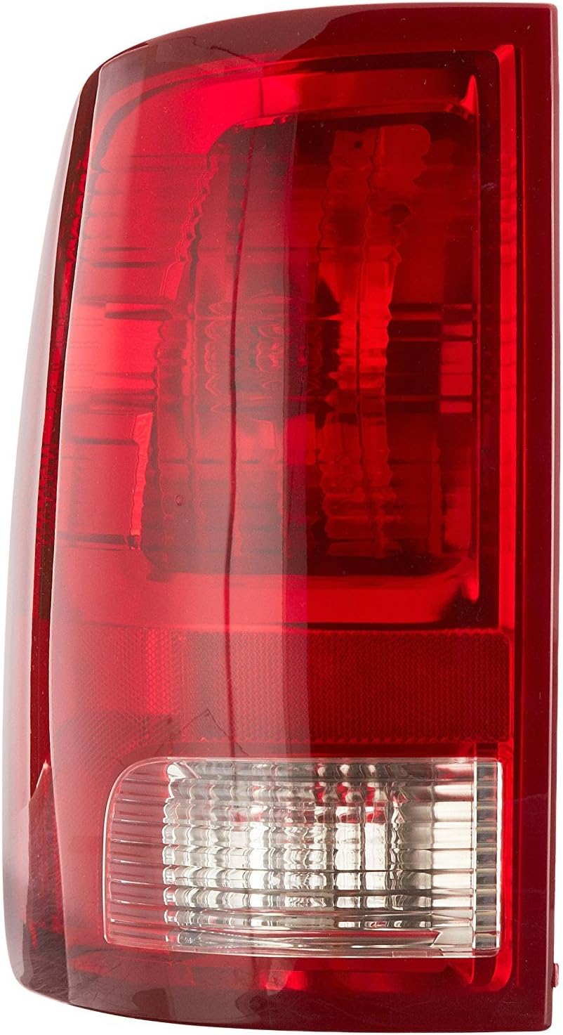 Dependable Direct Left Driver Side Tail Light Lens & Housing for 2009-2017 Dodge Ram 1500 and 2010-2017 RAM 2500, 3500 - CH2818124 - Does not include bulb Pack of 2