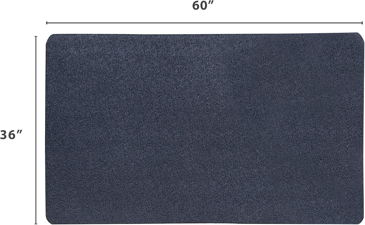 VersaTex Multi-Purpose Recycled Rubber Floor Mat for Indoor or Outdoor Use, Utility Mat for Entryway, Tool Bench, Garage, Under-Sink, Patio, and Door Mat; 36