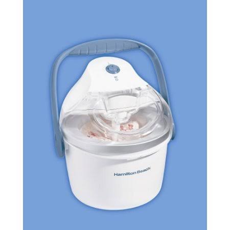 Hamilton Beach 68220 1.5-Quart Capacity Ice Cream Maker, White