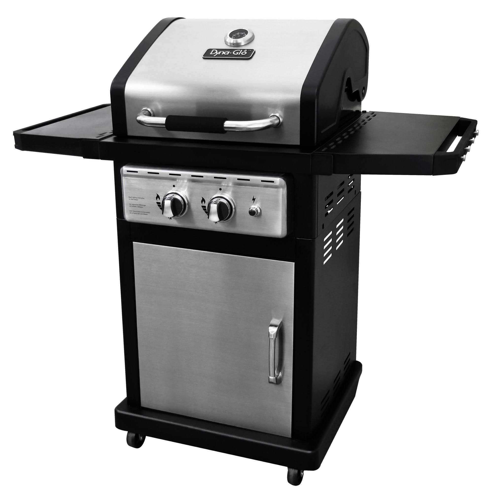 Dyna-Glo DGP350SNP-D Smart Space Living Propane Gas Grill - Premium Stainless Steel - 45.7