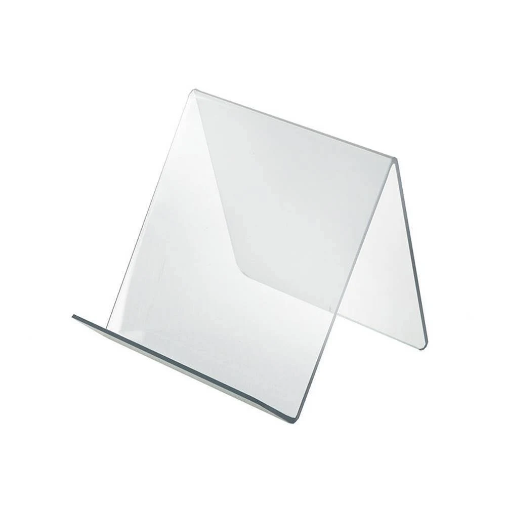 Azar Displays 7x22 x 7.5x22 x 6.5x22 10pk Acrylic Easel with 1.75x22 Front Lip