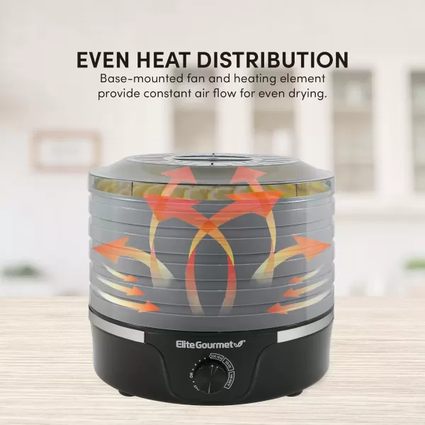 Dehydrators EFD-313B Programmable Food Dehydrator, Food Dehydrator, Adjustable Temperature Controls, Jerky Herbs Fruit Veggies Snacks, 6 Stainless Steel Trays(5 Plastic Trays)