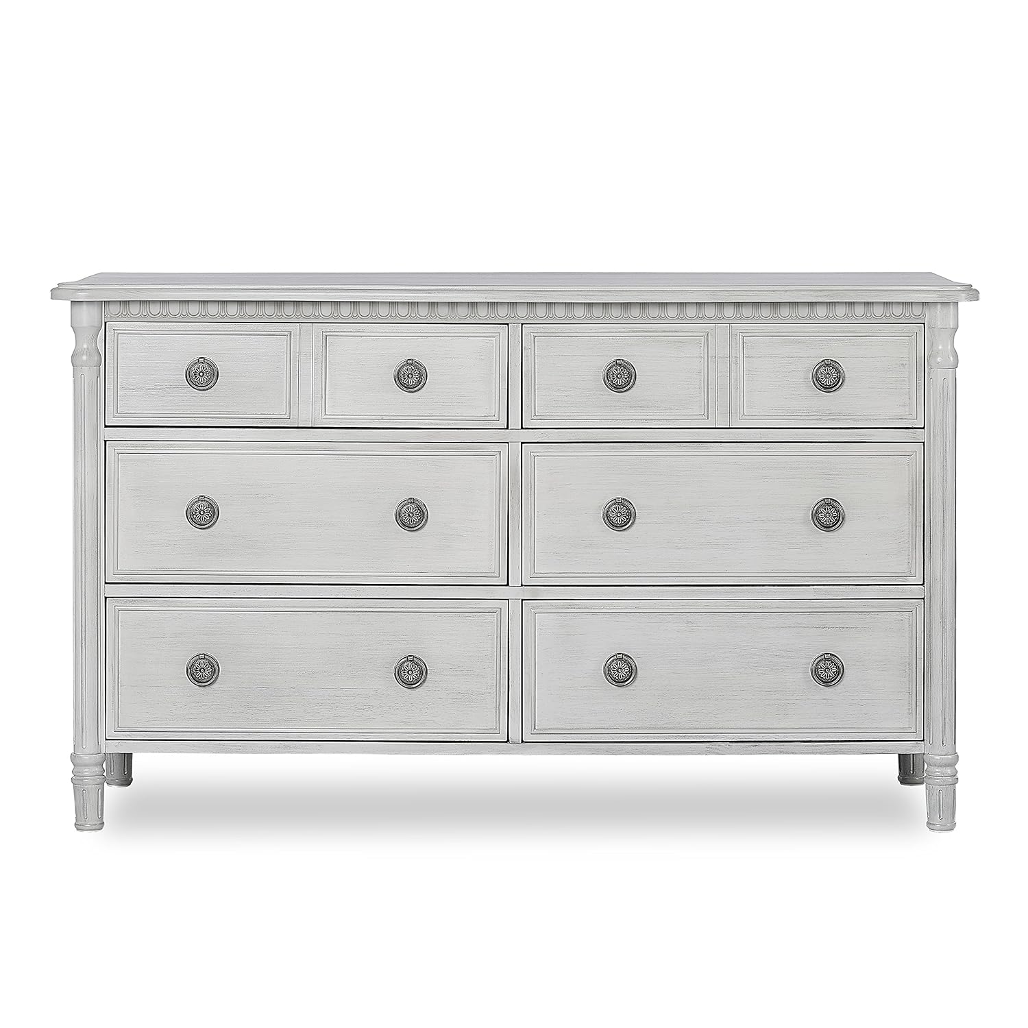 Evolur Julienne 6 Double Dresser, Antique Grey Mist , 54x20.30x33 Inch (Pack of 1)