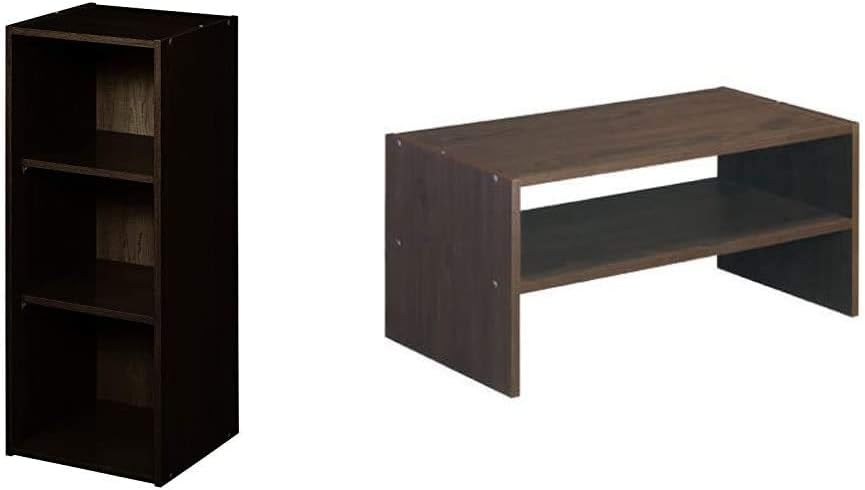 ClosetMaid 8987 Stackable 3-Shelf Organizer, White Pack of 2