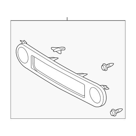 Genuine OE Toyota Grille 53100-35b00, Black