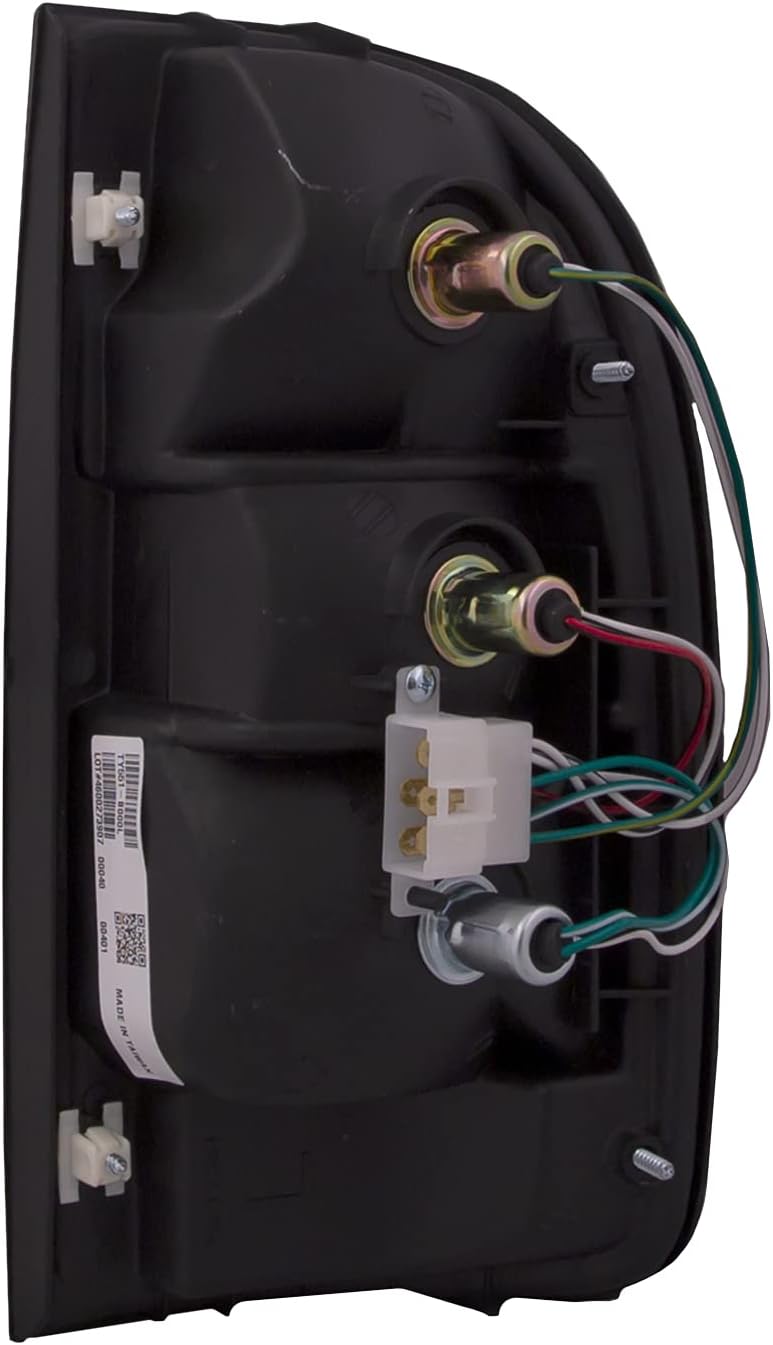 HEADLIGHTSDEPOT Tail Light Compatible with Toyota Tacoma 1995-2000 Includes Left Driver and Right Passenger Side Tail Lights