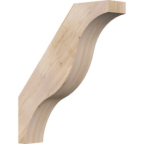 5 1/2x22W x 26x22D x 30x22H Funston Smooth Brace, Douglas Fir