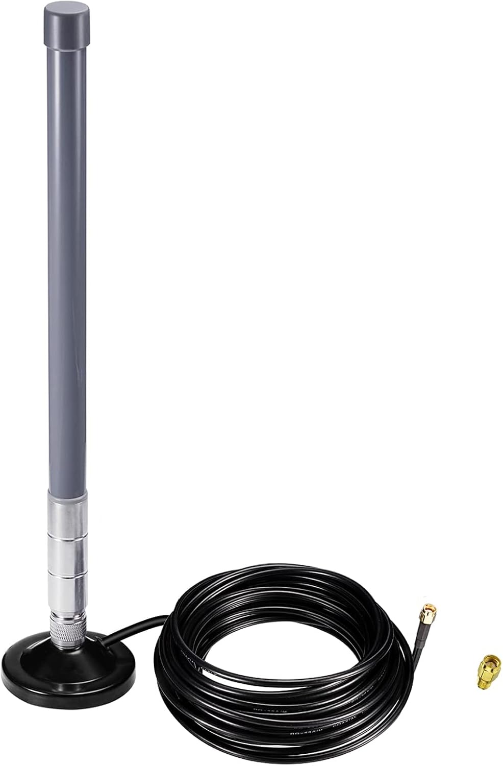 Bingfu 915mhz Lora Antenna 3dbi Magnetic Base 10ft RG58U Cable Lorawan Antennae for Bobcat 300 Nebra RAK V2 SyncroBit SenseCAP M1 Helium HNT Hotspot Miner Gateway RP-SMA SMA Fiberglass Antennas Pack of 2