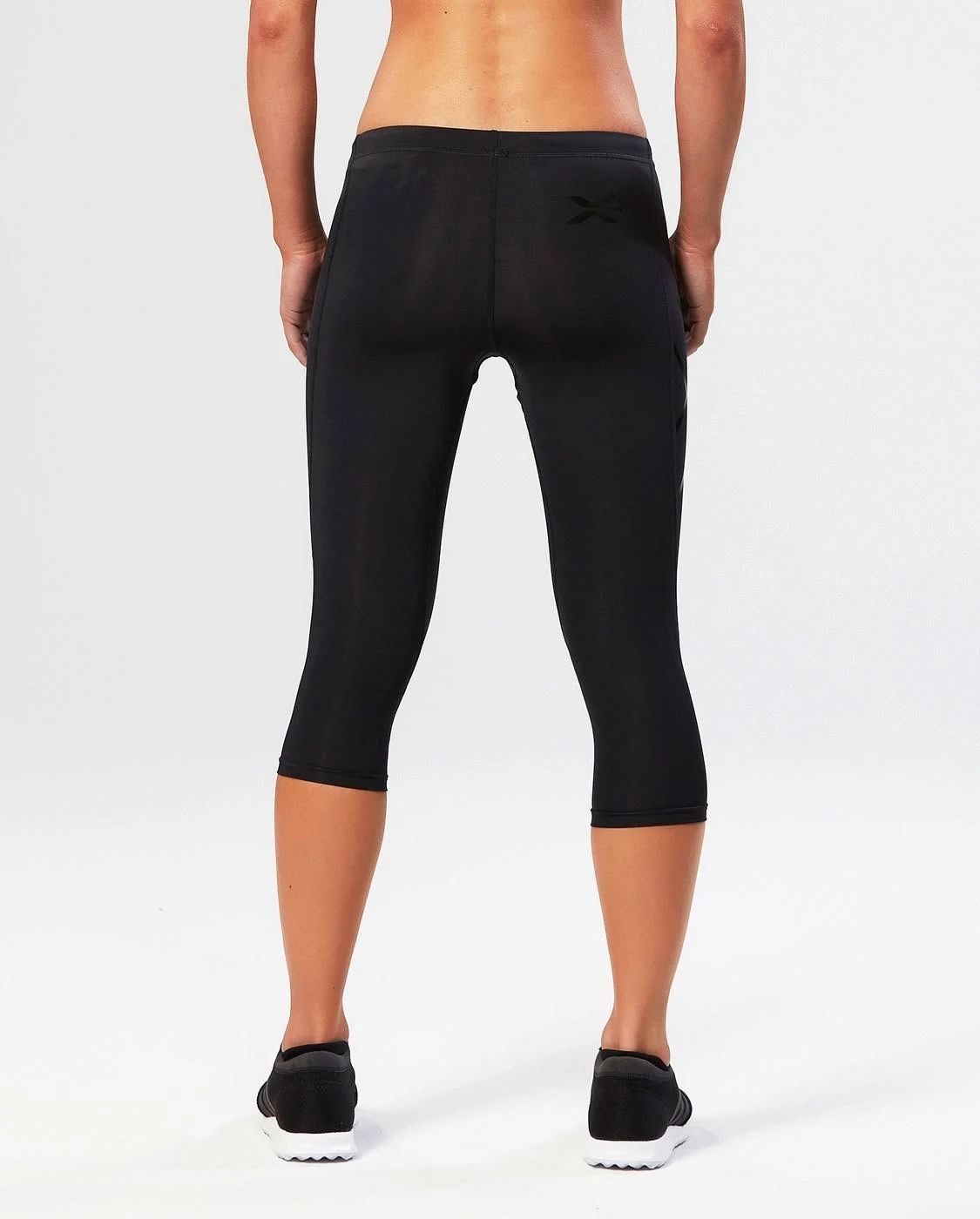 2XU Core Compression 3/4 Tights - Black/Silver