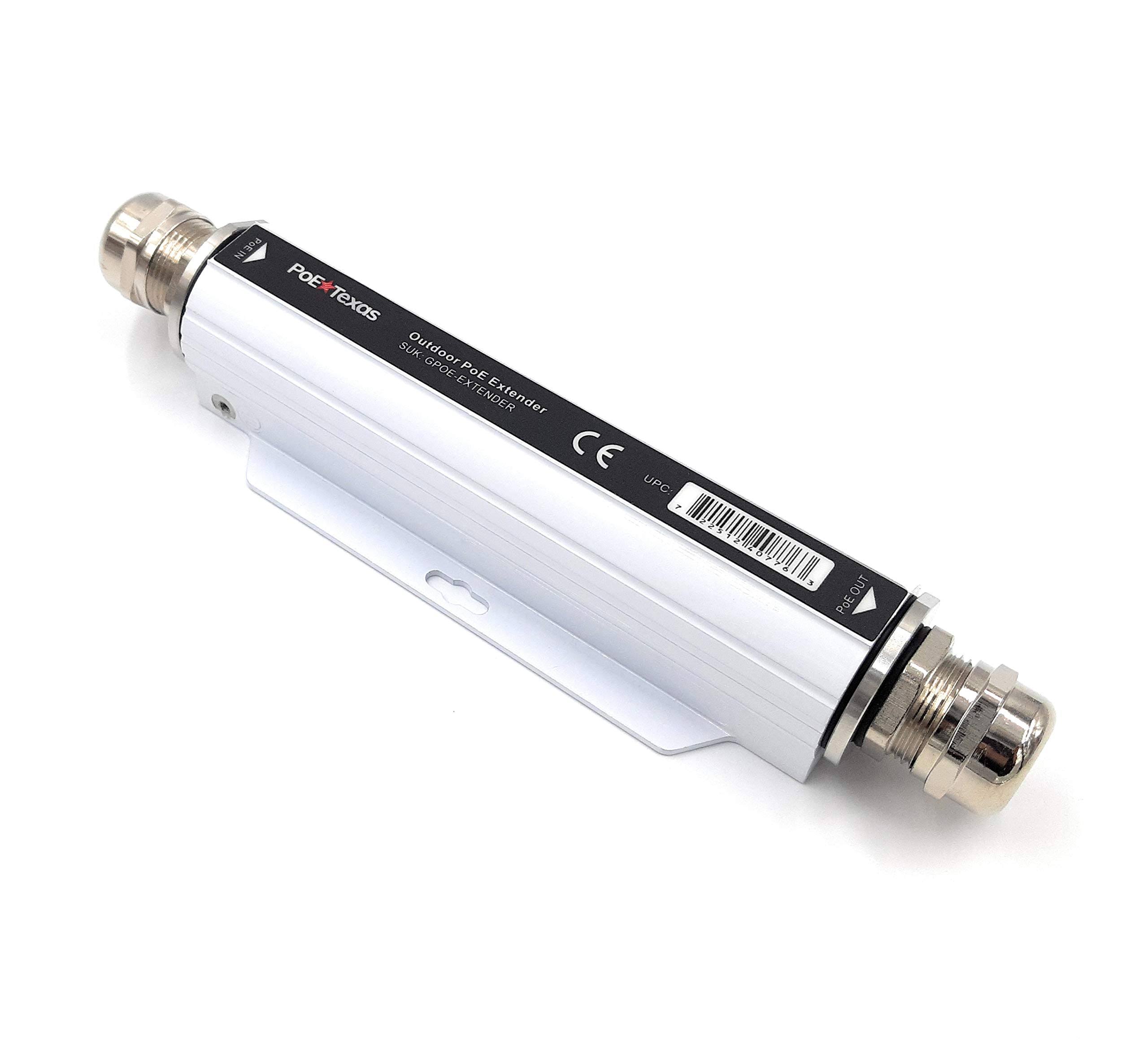 PoE Texas Gpoe-extender IEEE 802.3bt Active Gigabit Power Over Ethernet Extender for Outdoor Use