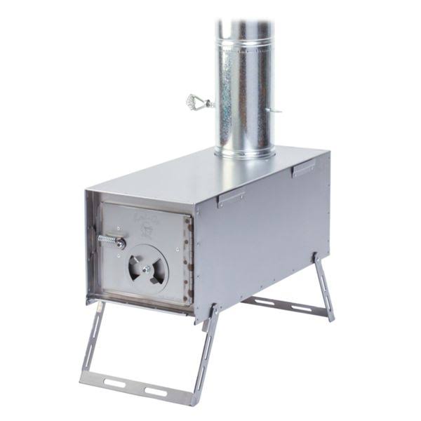 Kni-Co Packer Wood Camp Stove - Fire