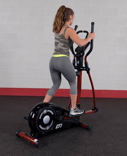 Body-Solid BFCT1 Cross Trainer Elliptical Trainer - Red/Black