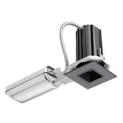Juno Downlights Black LED Remodel and New Construction Recessed Light Kit (Fits Opening: 2-in) 2Sq-835N1-Bbl