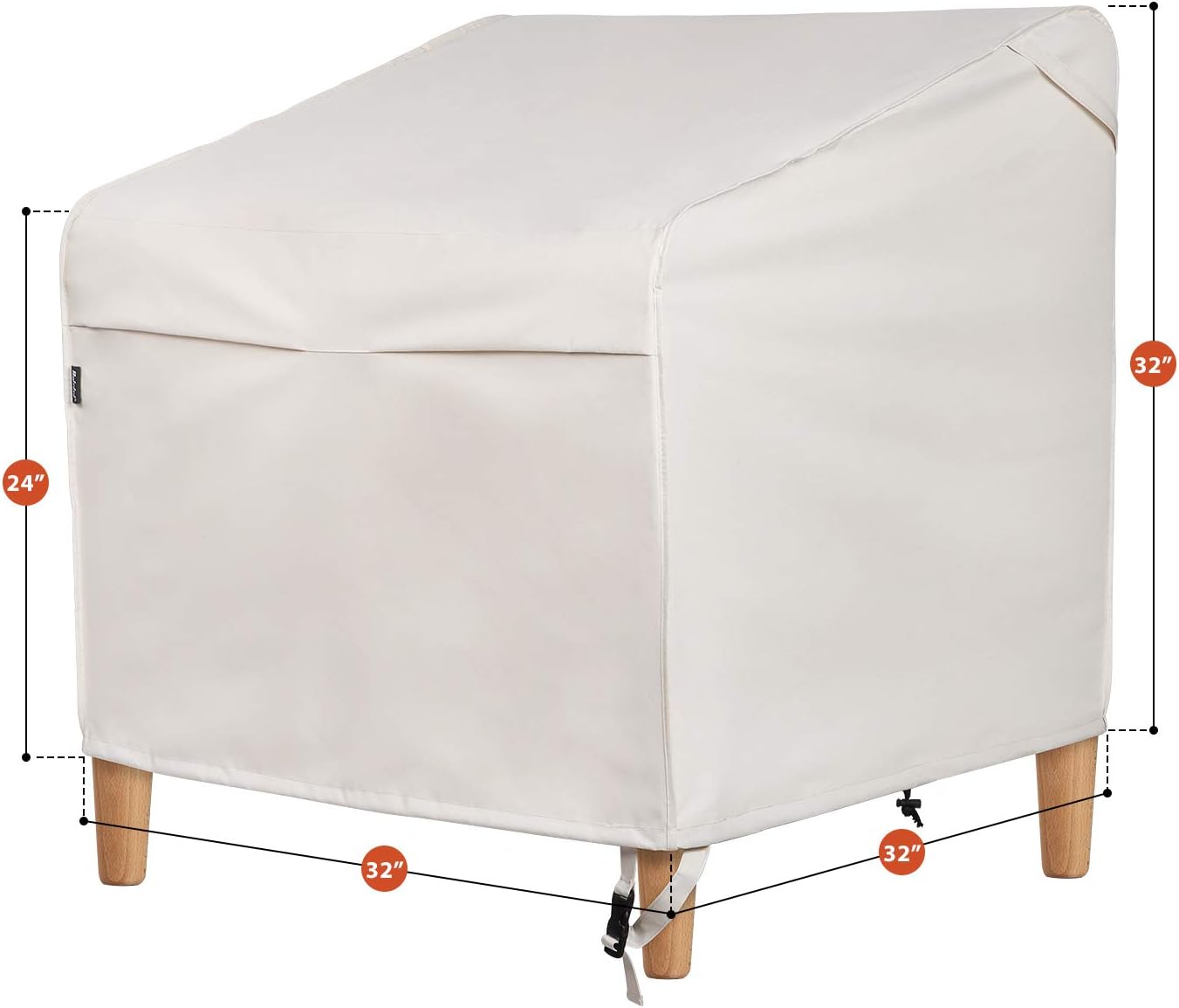 Univivi Outdoor Patio Chair Covers 32